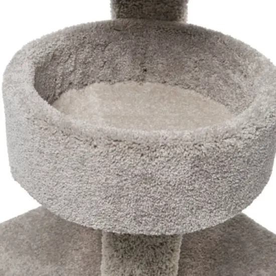 Beatrise Pet Products Double Stacker Tower with Bed Cat Activity Center - 35" image {2}
