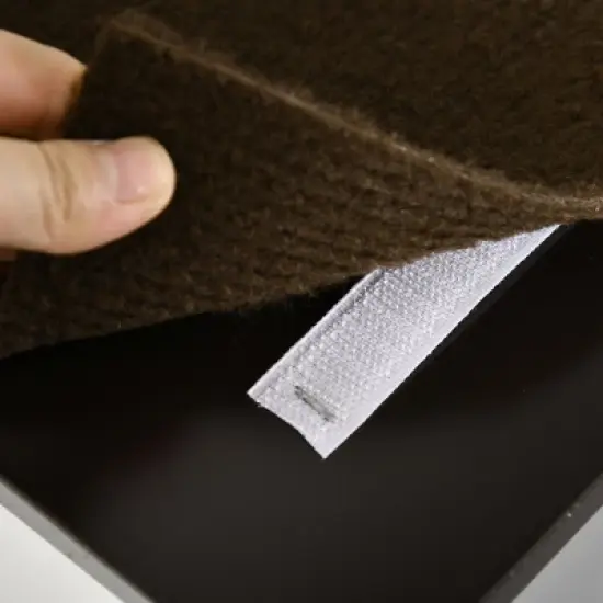 PawHut Unique Cat Tree Made From Cat Shelves with Cozy Cat House, Bridge, & More, Wall-Mounted Cat Tree Climbing Playground, Modern Cat Tree image {5}