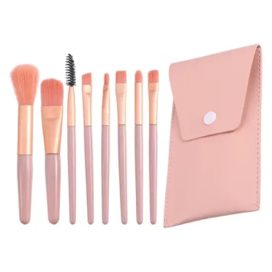 Unique Bargains Travel Makeup Brush Set 8 Pcs image {6}