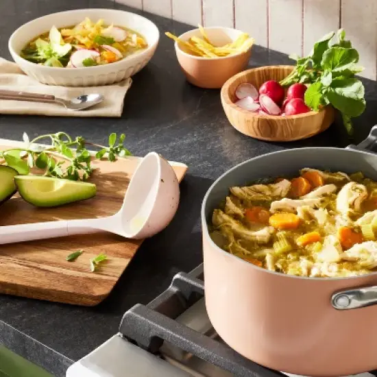 Soft Grip Nylon Ladle Gray - Figmint&trade; image {1}