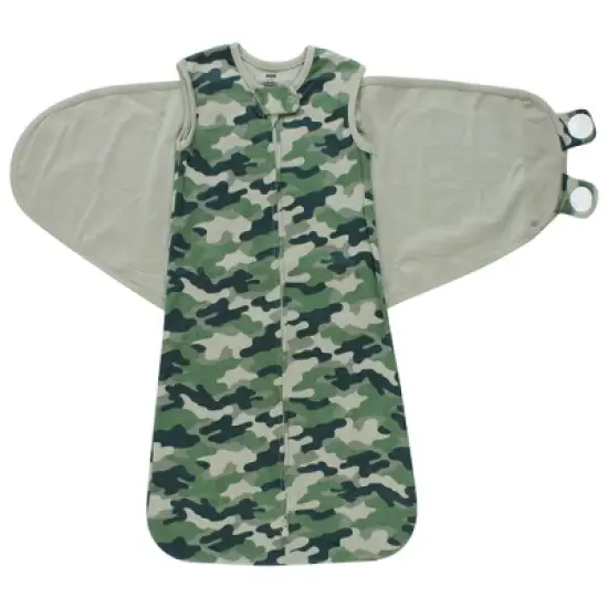 Hudson Baby Convertible Swaddle Sleep Sack, Camo image {2}