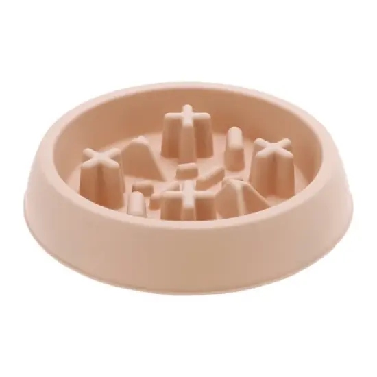 Unique Bargains Convenient Durable Round Dog Bowl 1 Pc image {7}