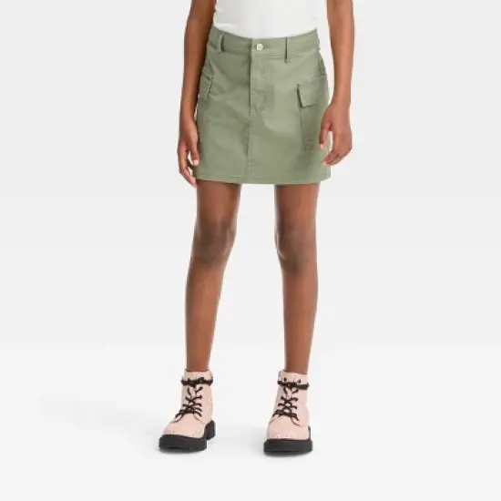 Girls' Twill Cargo Skirt - art class&trade; image {3}