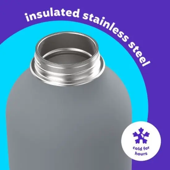 Bubba Radiant Stainless Steel Simple-Lid Rubberized Water Bottle, 64oz. image {2}