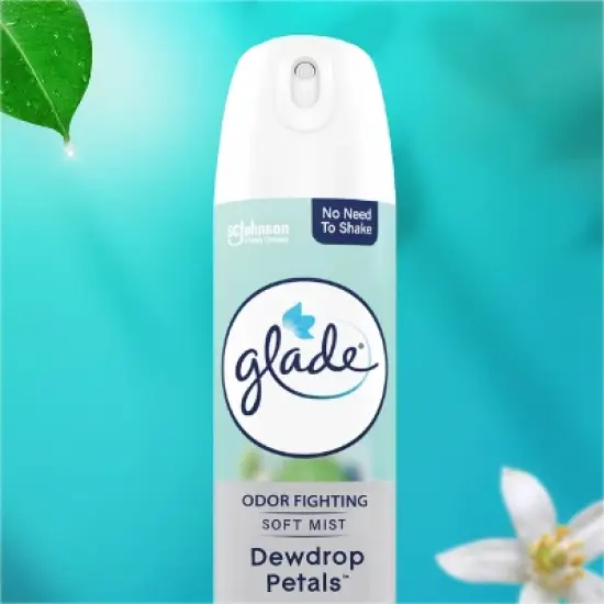 Glade Aerosol Room Air Freshener Spray - Dewdrop Petals - 8oz image {1}