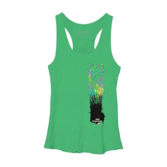 Women's Design By Humans My piano By Sebasebi Racerback Tank Top image {11}