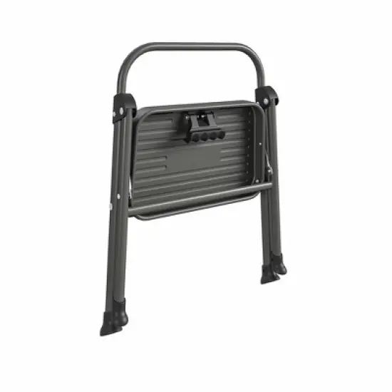 Cosco 1 Step All Steel Step Stool: Black, Folding Step Stool for Adults, Single Step, 225 lb Capacity, No Assembly Required image {6}
