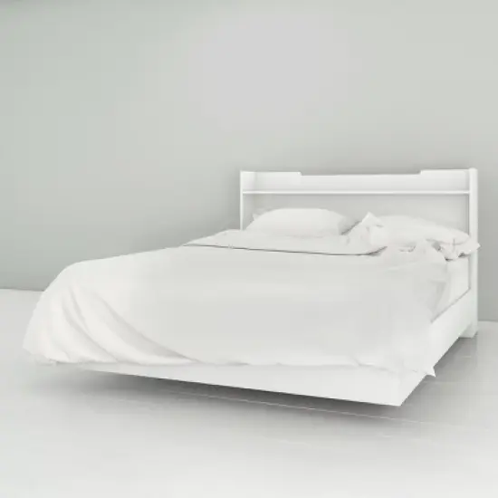 2pc Snooze Bedroom Set White - Nexera image {5}