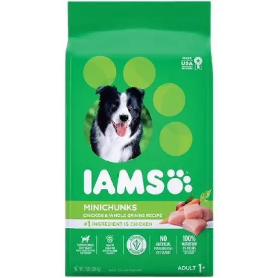 IAMS Proactive Health Minichunks 7 Lb. Adult Dry Dog Food image {1}