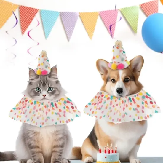 Unique Bargains Cat Costume Colorful 1 Set image {4}