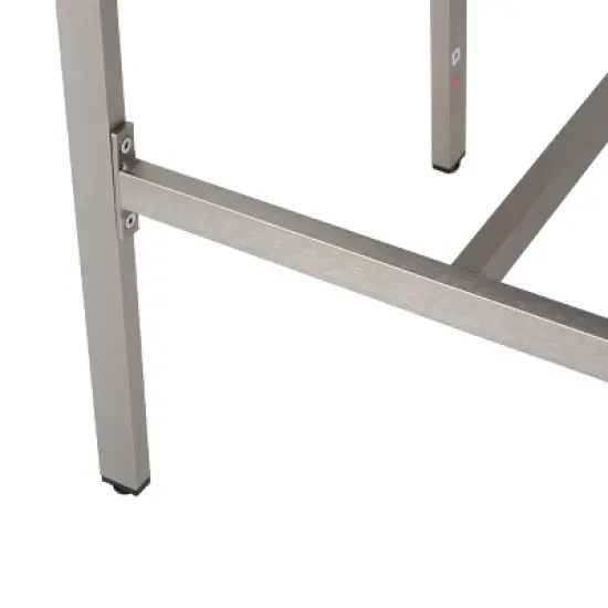 GDFStudio Crested Bay Outdoor 5 Piece Wicker and Aluminum Bar Set image {8}