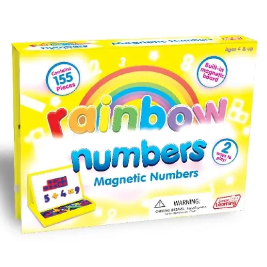 Junior Learning Rainbow Numbers Magnetic Numbers, 155 Pieces image {2}