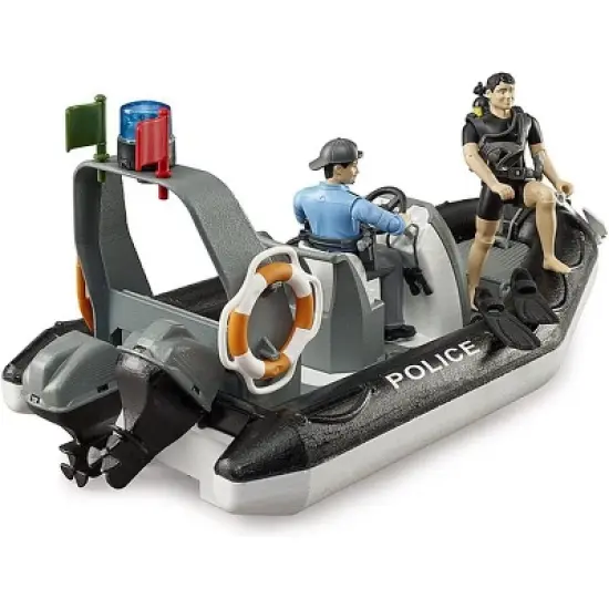 Bruder Police Boat with Light image {2}