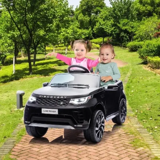 12V Kids Ride On Car with Remote Control, LED Lights, Music, 3 Speeds, Licensed Land Rover Velar Ride On Toy for Toddlers Ages 3+ image {5}