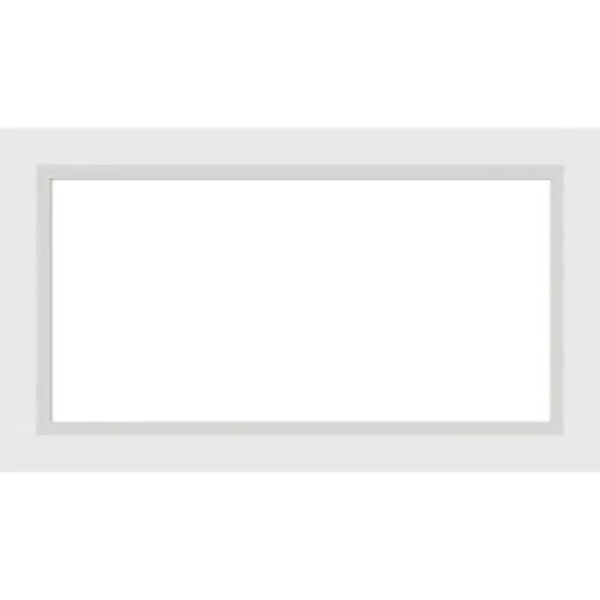 Amanti Art Blanco White Framed Dry Erase Magnetic Board image {10}