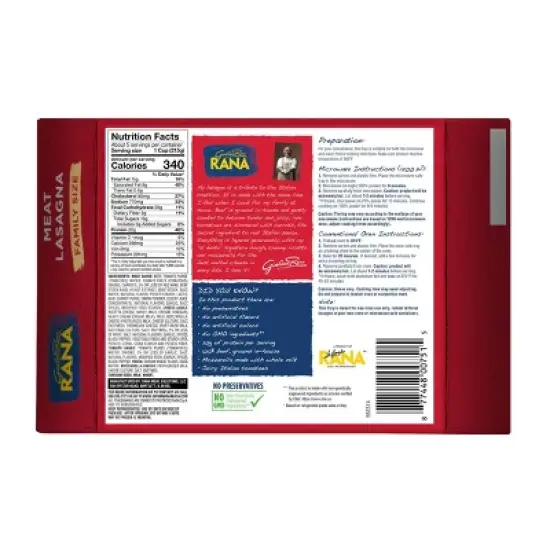 Rana Meat Lasagna - 40oz image {1}
