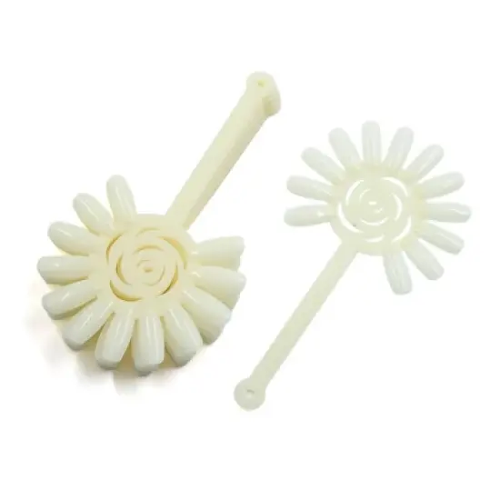 Unique Bargains Plastic Nail Art Polish Fan Display Board Practice Model Color Sticks 10pcs image {3}