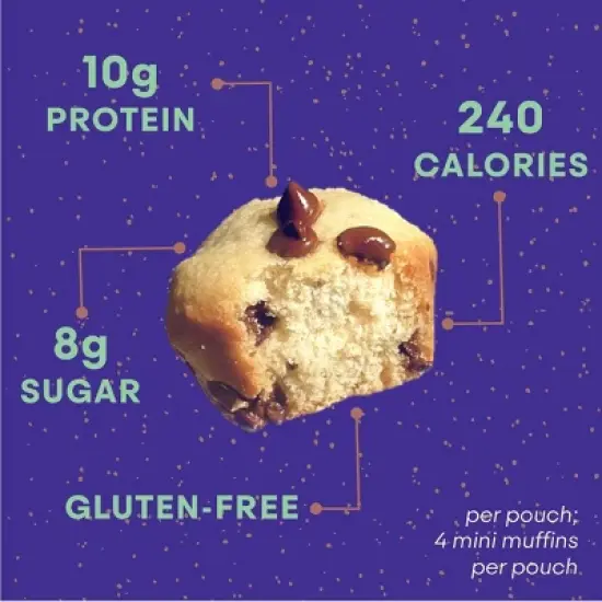 Honeycut Gluten Free Chocolate Chip Mini Muffins - 8oz/4ct image {2}