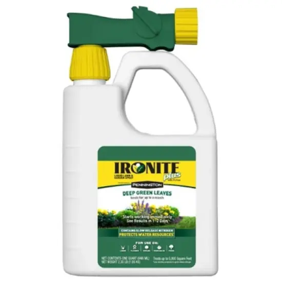 Pennington Ironite Slow-Release Nitrogen Lawn Fertilizer For All Grasses 5000 sq ft image {1}