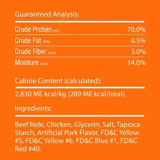 Good 'n' Fun Triple Flavor with Chicken, Pork and Beef Bone Rawhide Dog Treats - 4.7oz image {2}