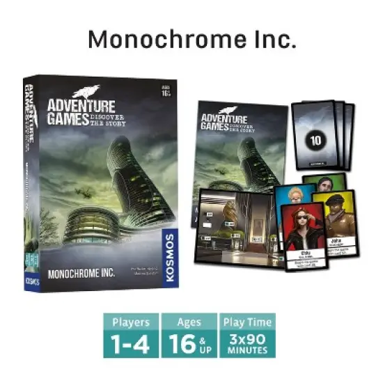 Thames & Kosmos Adventure Games 3-Pack Bundle: The Dungeon, Monochrome Inc. & The Volcanic Island image {3}