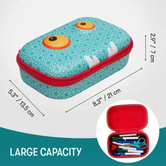 ZIPIT Beast Pencil Case, Pencil Box for Kids image {3}