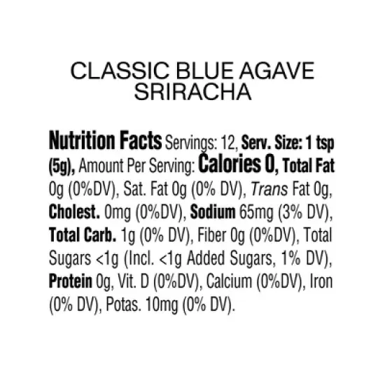 Yellowbird Blue Agave Sriracha Hot Sauce - 2.2oz image {3}