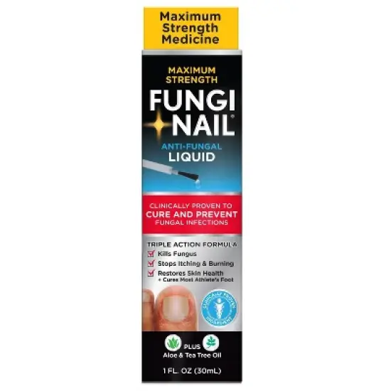 Fungi Nail Anti-Fungal Liquid Solution and Brush - 1 fl oz image {8}