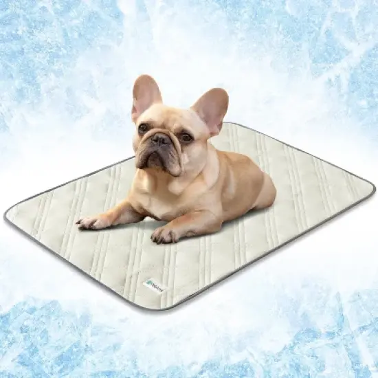 PetAmi Waterproof Cooling Blanket Mat for Dog Cat Pet, Anti Slip Indoor Cool Pad, Q-MAX Sofa Couch Bed Crate Cover image {8}