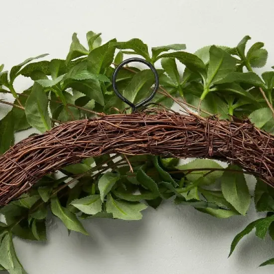 24" Faux Gypsophila Wreath - Hearth & Hand&trade; with Magnolia image {3}