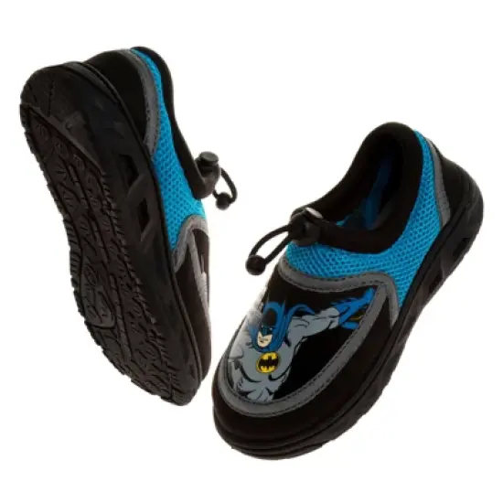 DC Comics Batman Boys Water Shoes -Kids Aqua Socks- Sandals Waterproof Sports Slip-on Superhero Beach Slides Swim Slippers (Toddler/Little Kid) image {2}