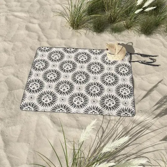Avenie Vintage Sun Picnic Blanket - Deny Designs image {2}