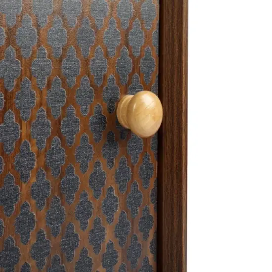 Arina Bedside Table Accent End Table Side Table With 3D Printed Elements Mid Century Modern 1 Drawer Nightstand With Storage-Maison Boucle image {7}