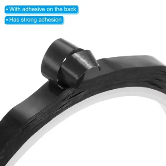 Unique Bargains Waterproof Highlighting Whiteboard Tape 36 Yards 1/4 Inch Black image {3}