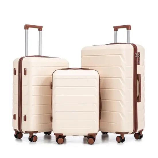 Dexmalle  ABS Spinner Wheel Luggage With Combination Lock image {6}