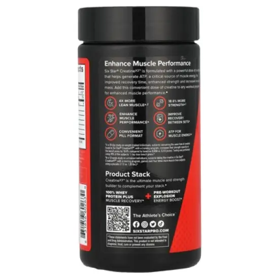 SIXSTAR Creatine X3&trade;, 60 Caplets image {2}