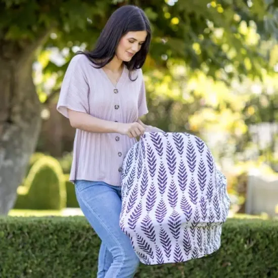 J.L. Childress 4-in-1 Multi-Use Cover Black Feathers image {2}