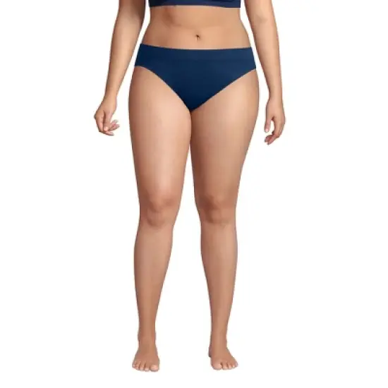 Lands' End Women's Seamless Mid Rise High Cut Brief Underwear - 3 Pack image {6}