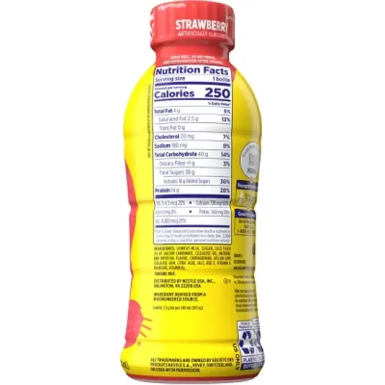 Nesquik Strawberry - 14 fl oz​ image {1}