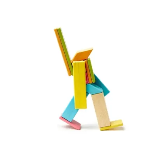 Tegu Magnetic Wooden Blocks, 14-Piece Set, Tints image {2}