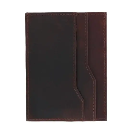 CTM Men's RFID Leather Front Pocket Card Sleeve Wallet image {1}