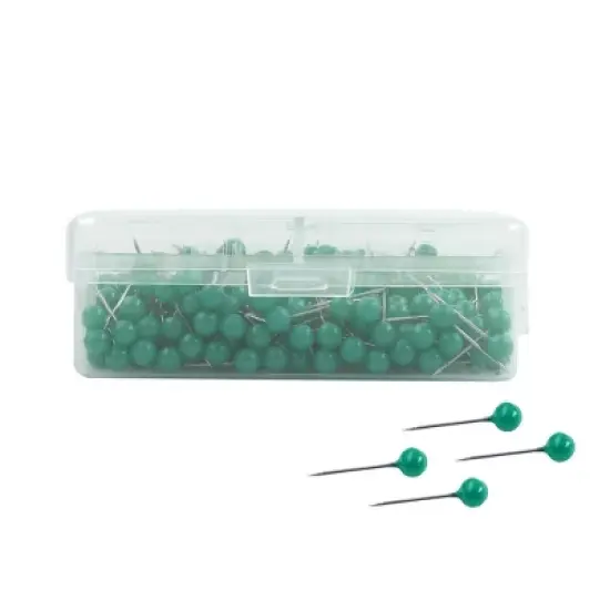 Unique Bargains Round Head Push Pins for Home Office Bulletin Board Crafts 500 Pcs image {10}