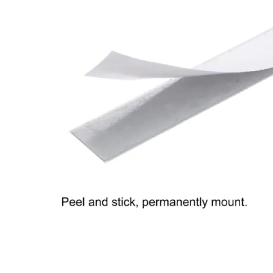 Unique Bargains Steel Metric Left to Right Read Self Adhesive Workbench Tape Measure image {3}