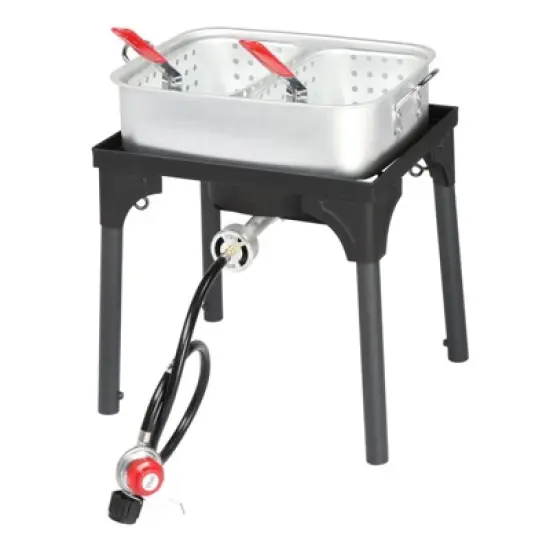 Winado Double Fryer With 2 Baskets Propane Burners For Outdoor Cooking image {3}