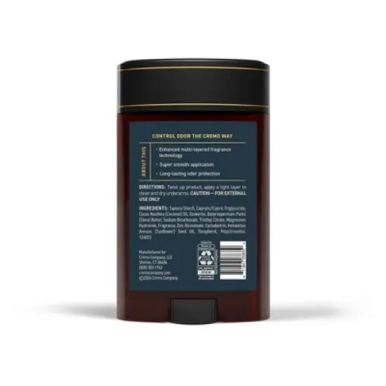 Cremo Solid Deodorant Palo Santo - 2.65oz image {1}