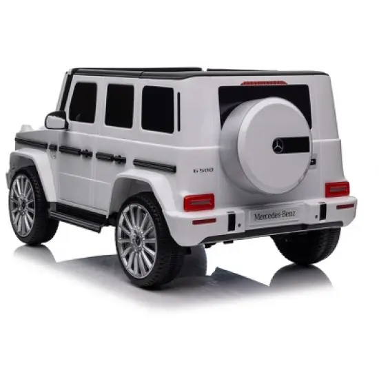 24V Licensed Mercedes-Benz G500 Kids Ride On Car, Electric SUV with 2.4G Remote, 3 - speed adjustable, USB, MP3, Bluetooth, LED image {10}