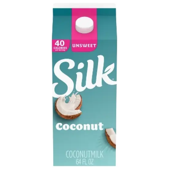 Silk Unsweet Coconut Milk - 0.5gal image {9}