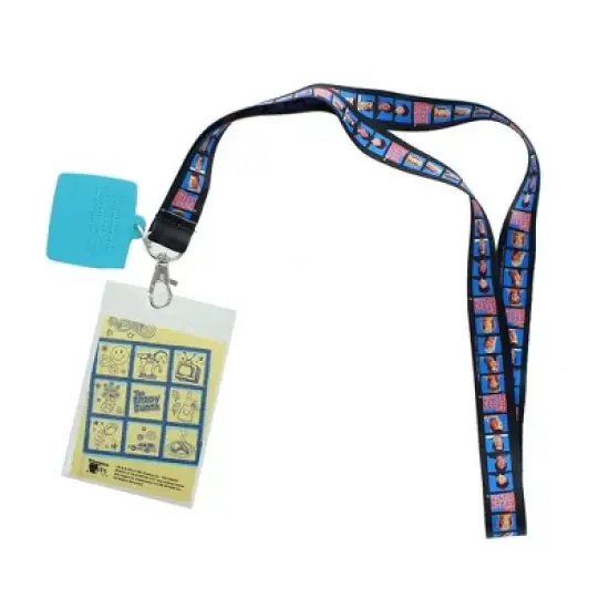 Crowded Coop, LLC The Brady Bunch Lanyard with "Marcia" Charm image {1}