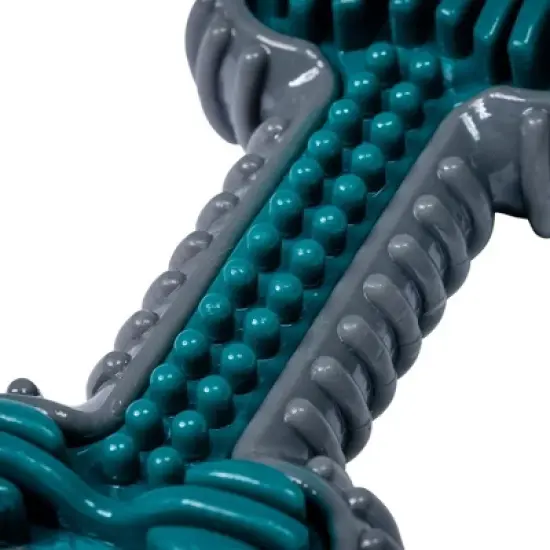 American Pet Supplies 6-Inch Dental TPR Double Layer Bone - Dog Toy for Light-Medium Chewers image {2}