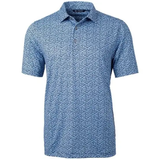 Cutter & Buck Pike Magnolia Print Stretch Men's Polo Shirt image {2}